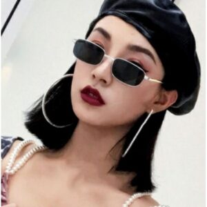 แว่นตาแฟชั่น แว่นตากันแดด ทรงเหลี่ยม วินเทจ สวย เท่ส์